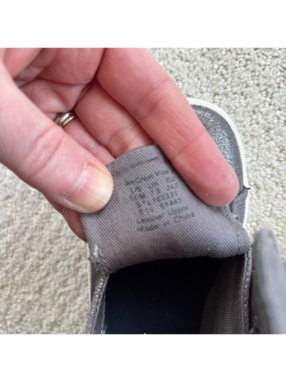 Sperry gray sparkle loafer sneakers - Picture 8 of 8
